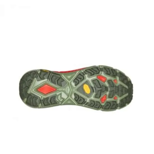 נעלי ריצה הוקה מאפטה לגברים Hoka 1129930/TFST Mafate 4 Thyme Green/Fiesta