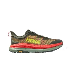 נעלי ריצה הוקה מאפטה לגברים Hoka 1129930/TFST Mafate 4 Thyme Green/Fiesta
