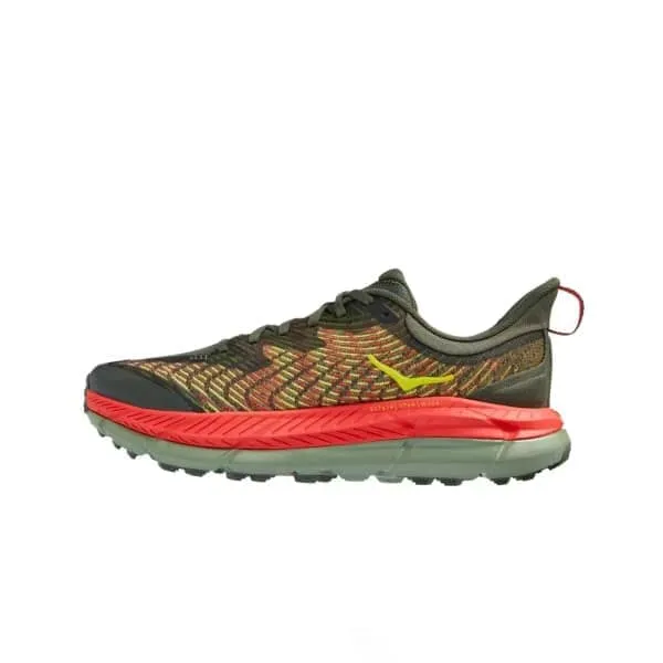 נעלי ריצה הוקה מאפטה לגברים Hoka 1129930/TFST Mafate 4 Thyme Green/Fiesta