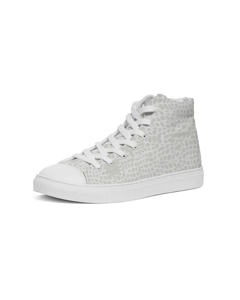Animal Skin Texture Men's Hightop Canvas Shoe