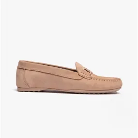ASTRID Ladies Buckle Loafers Beige