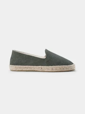 Bottle Green Espadrilles in Recycled PET