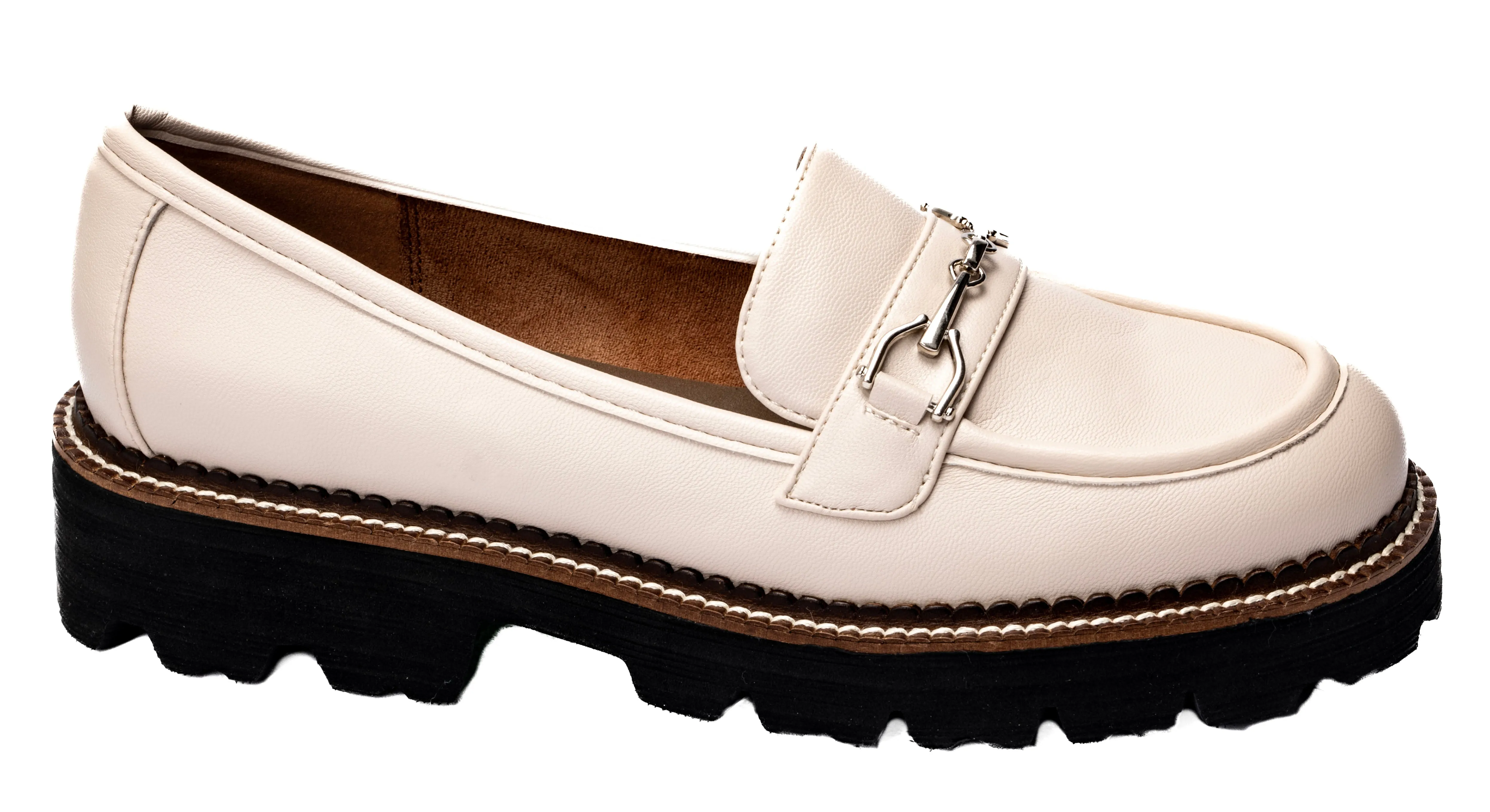 Brownie Points Loafer- Ivory