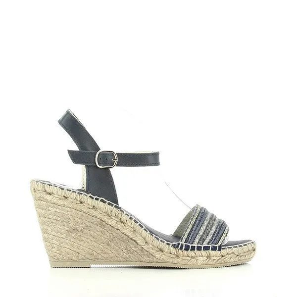 Calzanor 2057 Navy Slingback Espadrilles