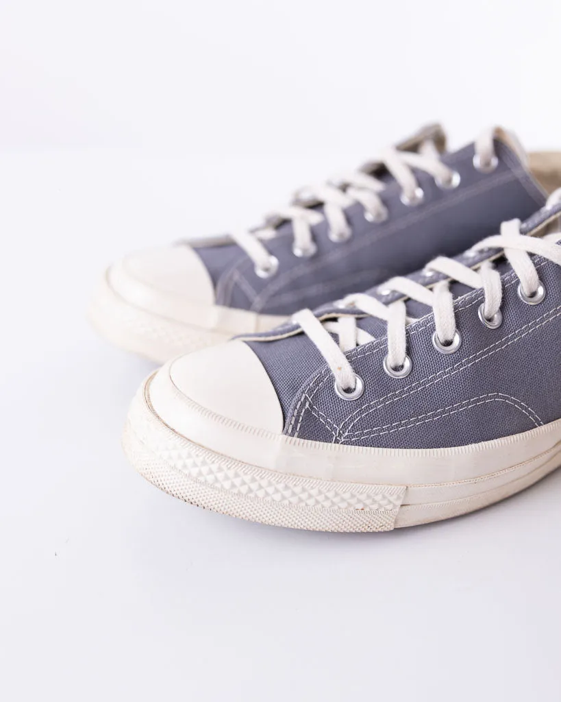 Converse Play Black Heart Grey Low Top Sneakers