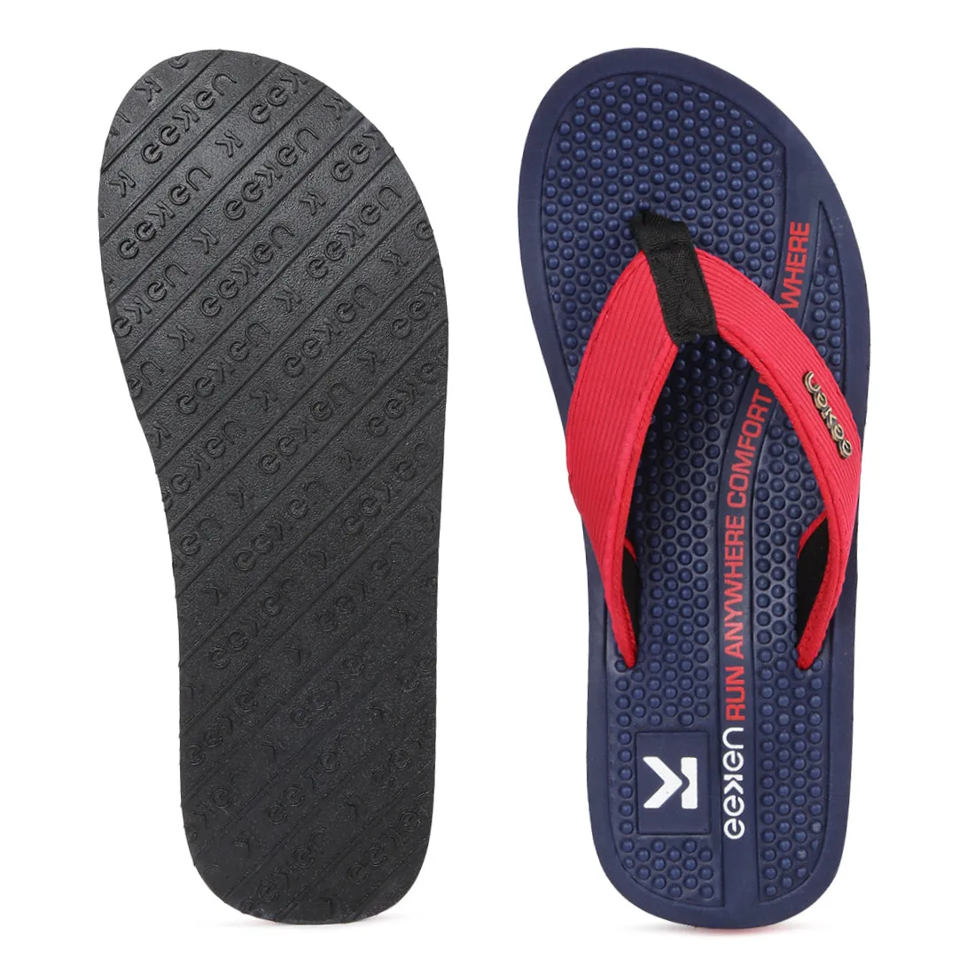 Eeken EFBGO2401S Navy Lightweight Washable Dailywear Durable Flip Flops For Men