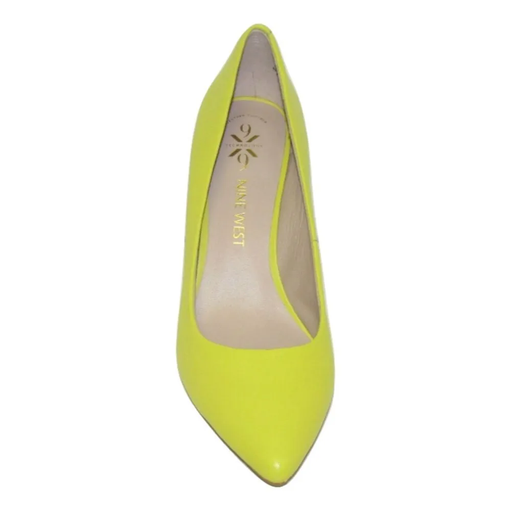 Fifth9X9 Yellow Leather Nine West Pumps