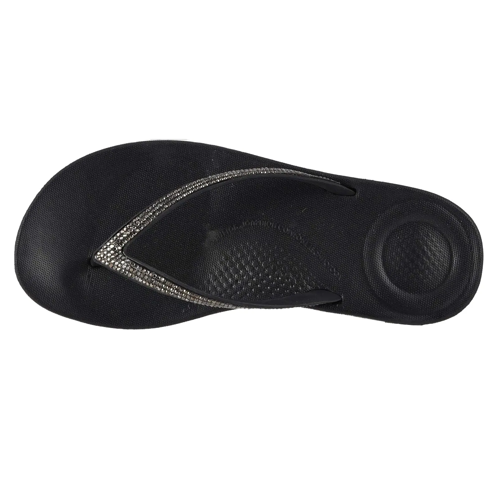 FitFlop Iqushion Sparkle Synthetic Women's Toe Post Sandals