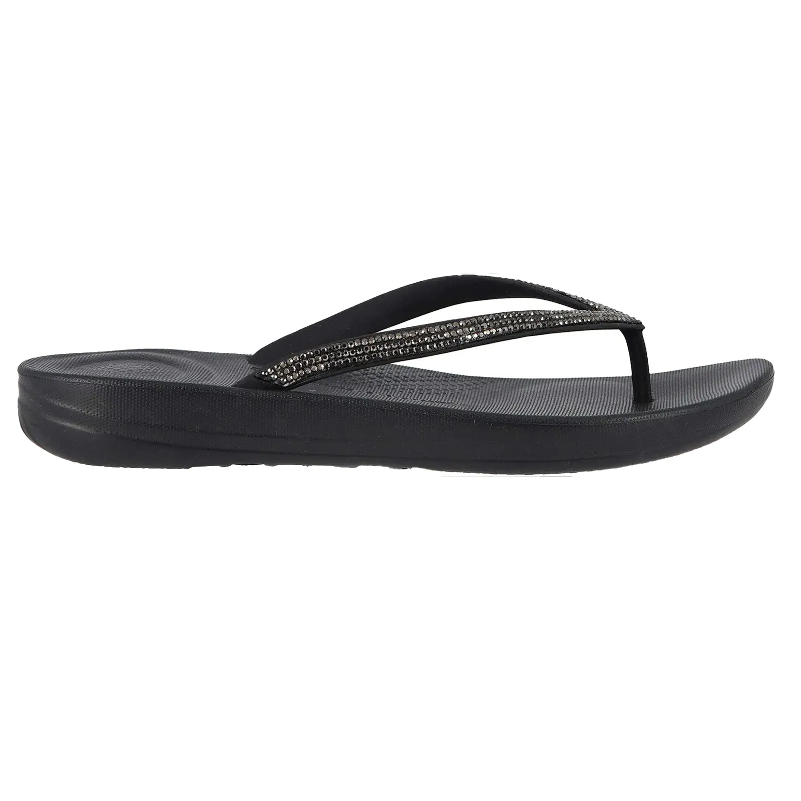 FitFlop Iqushion Sparkle Synthetic Women's Toe Post Sandals