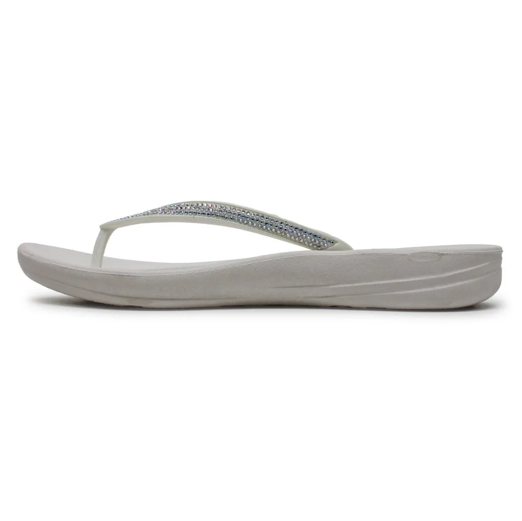 FitFlop Iqushion Sparkle Synthetic Women's Toe Post Sandals