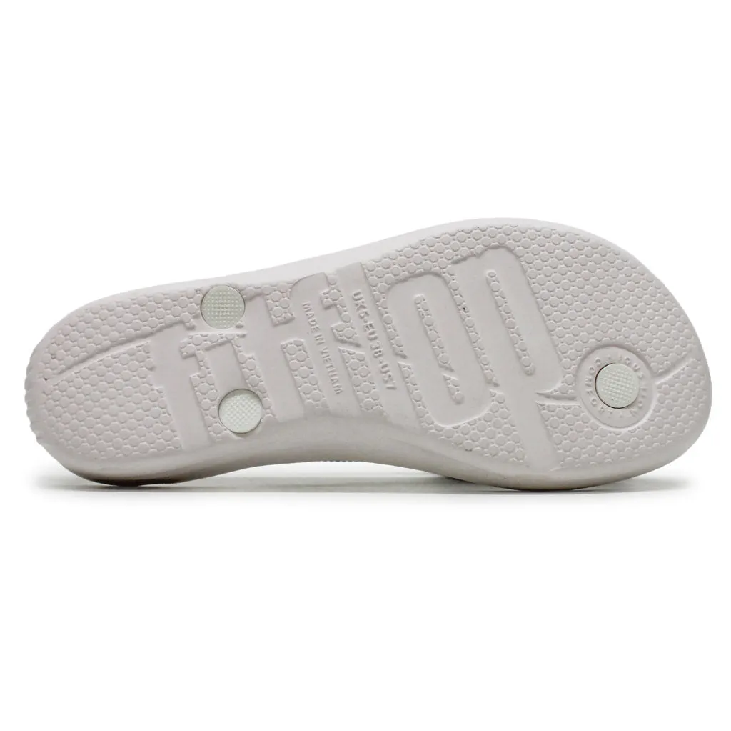 FitFlop Iqushion Sparkle Synthetic Women's Toe Post Sandals