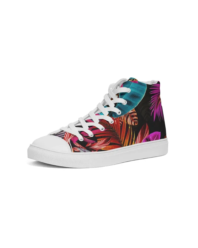 Foliage Feather Men's Hightop Canvas Shoe