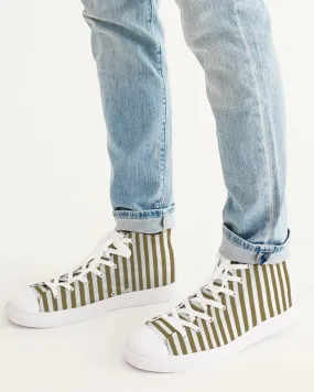 Green Tea Men's Hightop Canvas Shoe