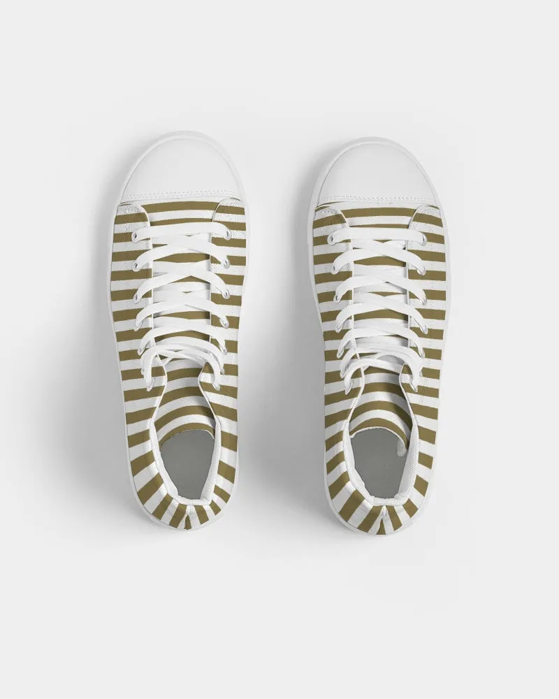 Green Tea Men's Hightop Canvas Shoe
