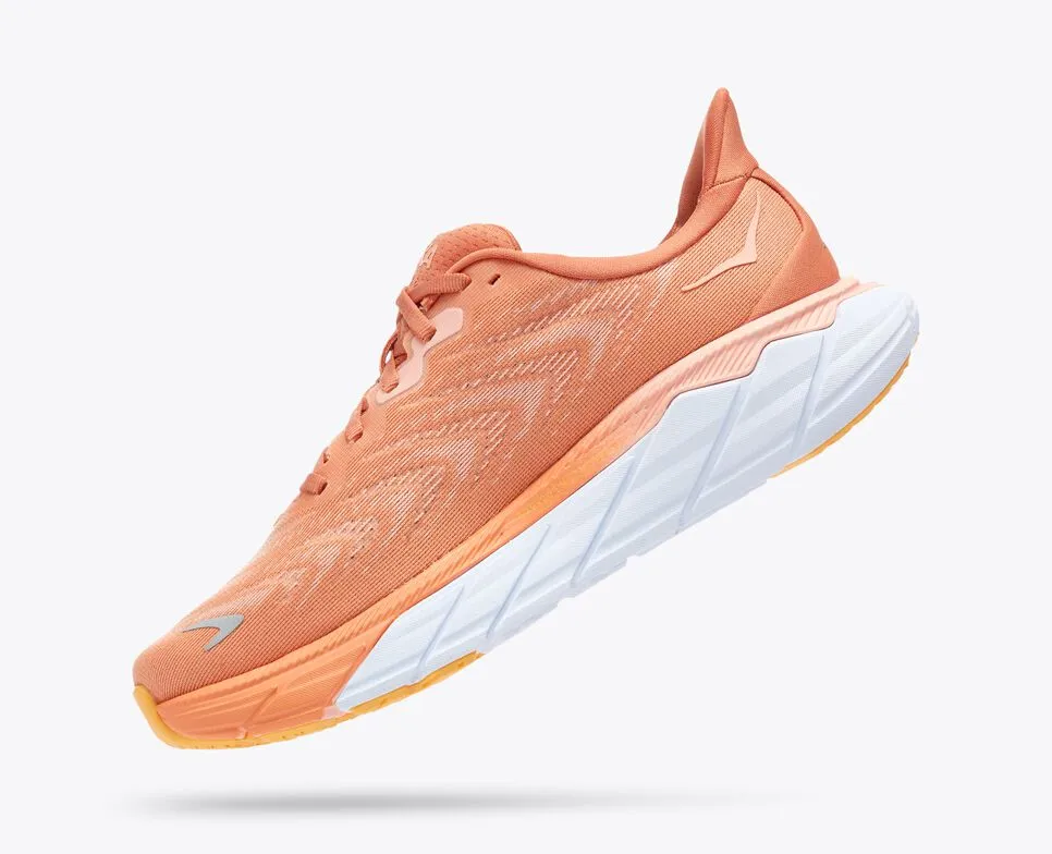 Hoka Womens Arahi 6- Sun Baked / Shell Coral (1123195-SBSCR)