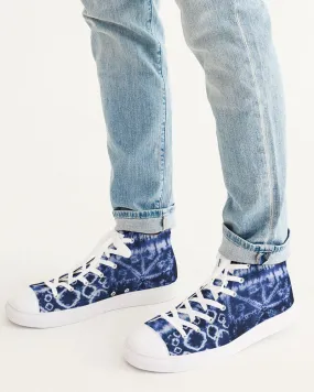 Ice Flower Men's Hightop Canvas Shoe