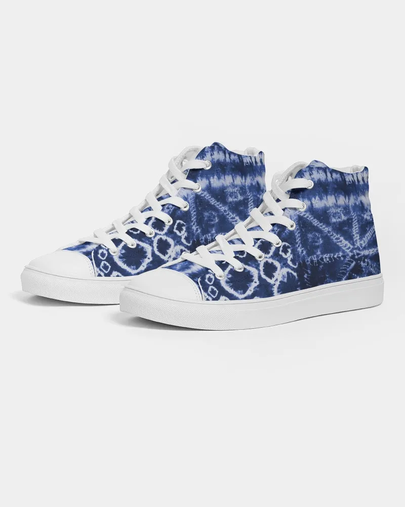 Ice Flower Men's Hightop Canvas Shoe