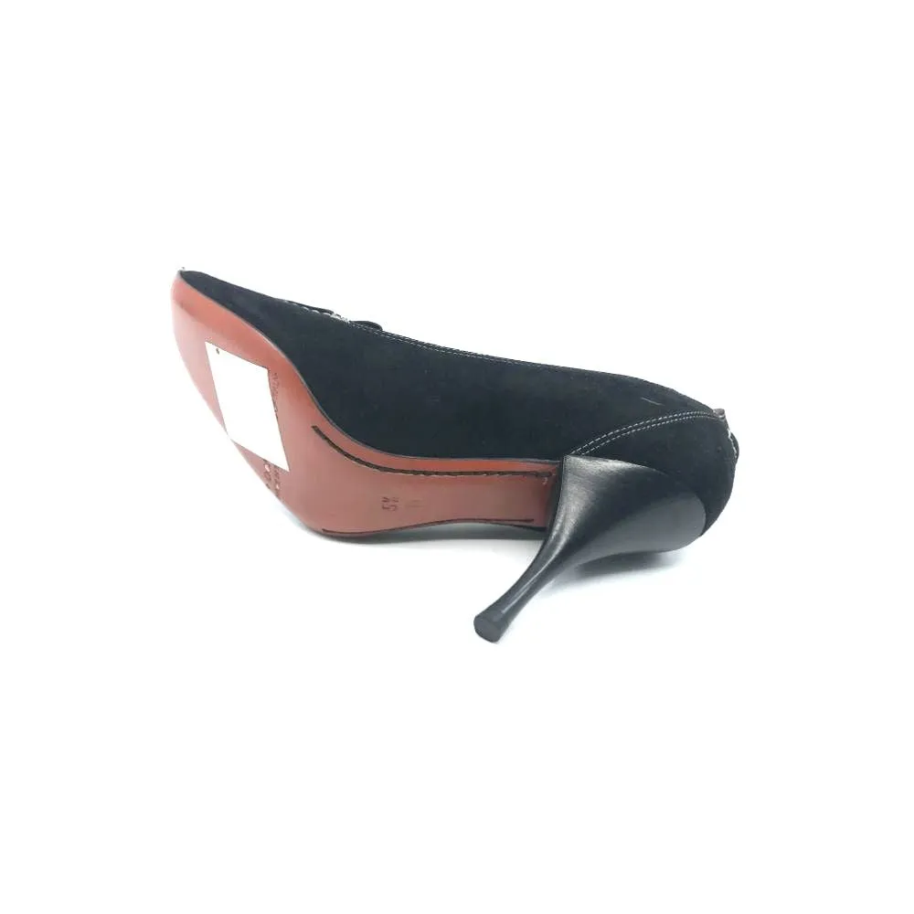 Laser Black Suede Donald Pliner Pumps