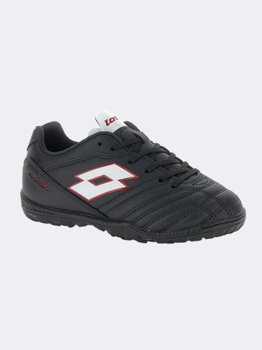 Lotto Stadio 705 Kids Turf Shoes Black/White