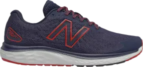 New Balance Fresh Foam 680v7 'Navy Team Red' sneakers, blue