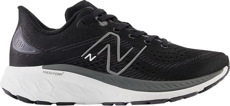 New Balance Fresh Foam X 860v13 Big Kid 'Black Magnet' sneakers, black