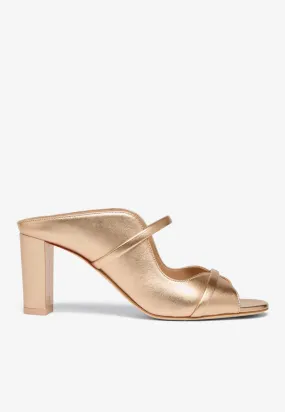 Norah 70 Metallic Leather Sandals