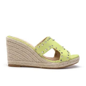 Regina Green Espadrille