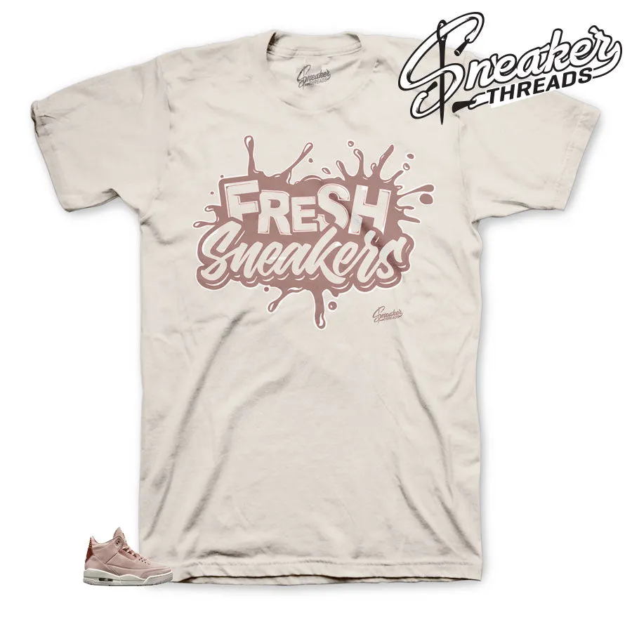 Retro 3 Particle Beige Fresh Sneakers Shirt