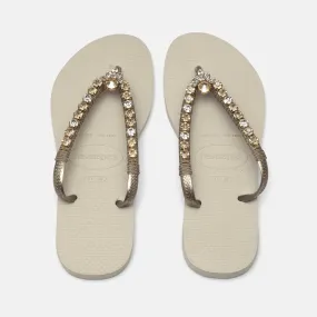 Royal Crown Flip Flops