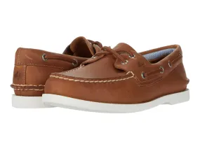 Sperry A/O 2 Eye Plushwave Slip On Boat Shoe TAN