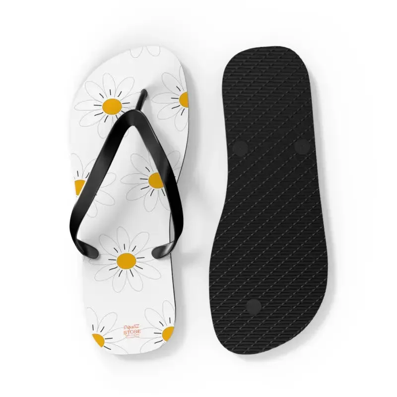 Trendy Pink Flowers Unisex Flip Flops