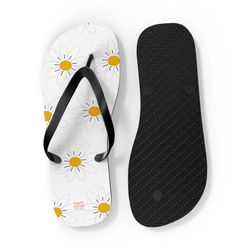Trendy Pink Flowers Unisex Flip Flops