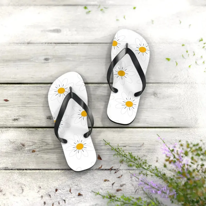 Trendy Pink Flowers Unisex Flip Flops