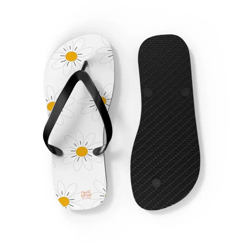 Trendy Pink Flowers Unisex Flip Flops