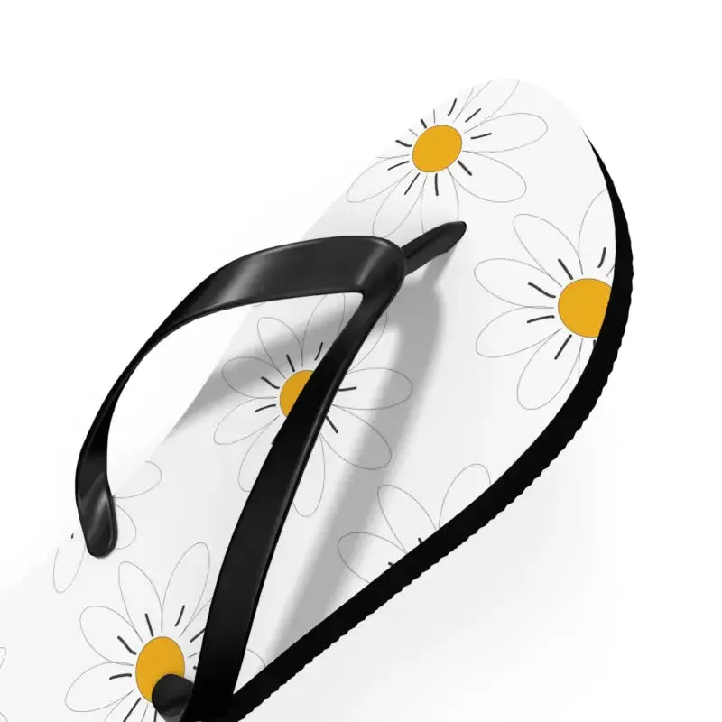 Trendy Pink Flowers Unisex Flip Flops