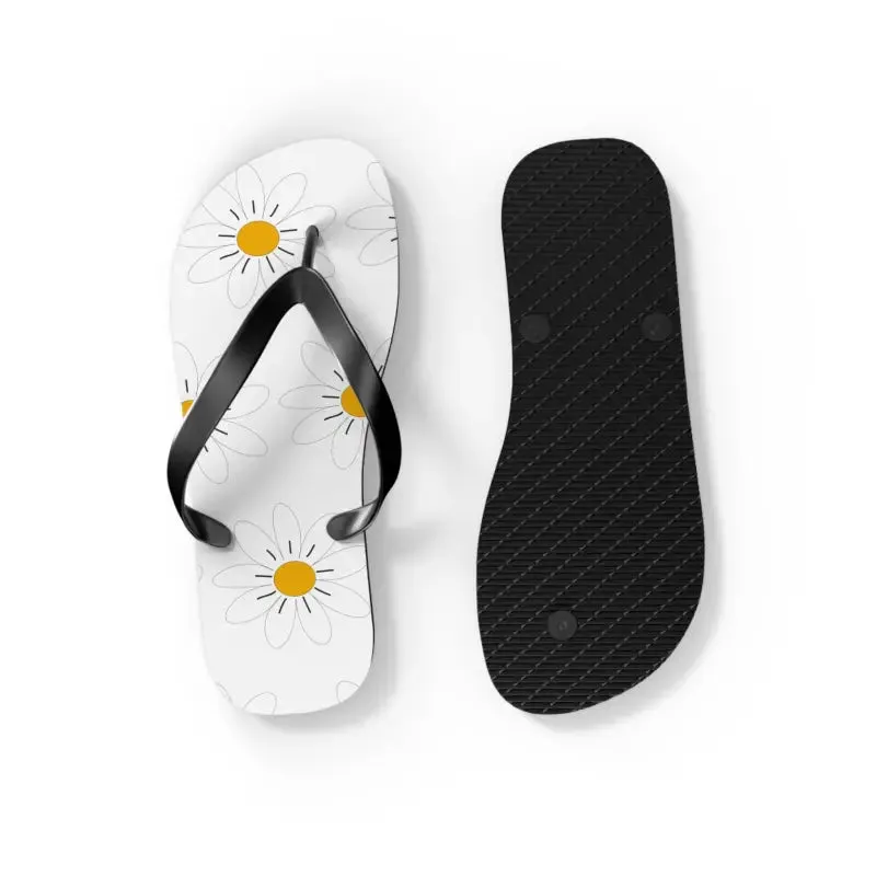Trendy Pink Flowers Unisex Flip Flops