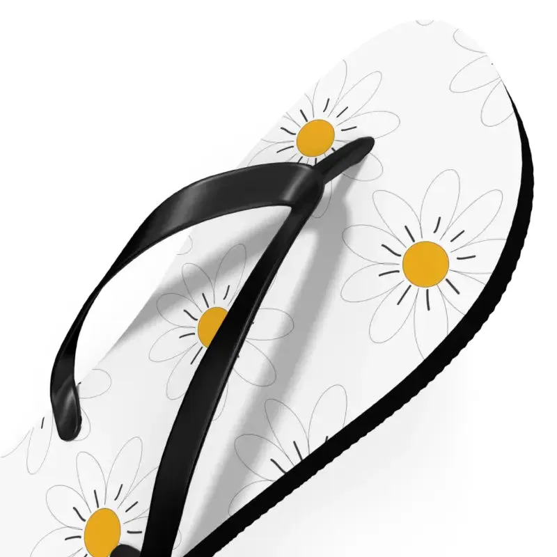 Trendy Pink Flowers Unisex Flip Flops