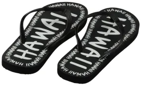 Tropical Vibes: Explore the Hawaii Outline Ladies Flip Flops
